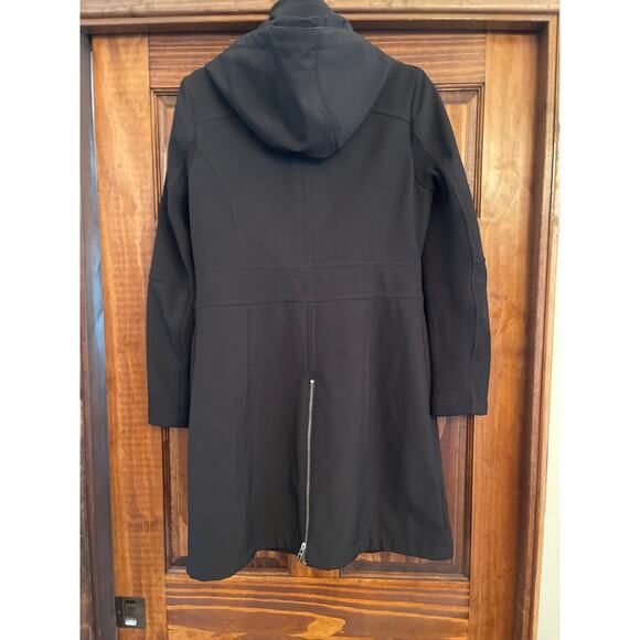 Miss Sixty faux fur lined hooded trench coat size XS - Picture 6 of 11